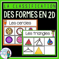 Les formes géométriques en 2D - French 2D Shape Sorting Center