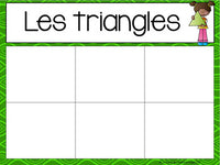 Les formes géométriques en 2D - French 2D Shape Sorting Center