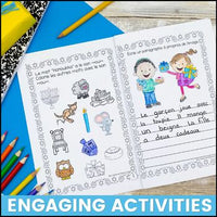 Hanoukka:  French Hanukkah Themed Activity Booklet and Word Wall Cards