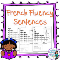 La fluidité avec les mots fréquents:  French Fluency Sentences