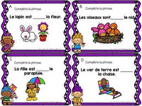 Les cartes à tâches:  French Preposition Task Cards BUNDLE