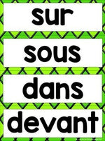 Les cartes à tâches:  French Preposition Task Cards BUNDLE