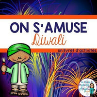 French Diwali Activity Booklet and Word Wall Cards