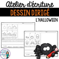 Atelier d'écriture pour l'Halloween:  Dessin dirigé