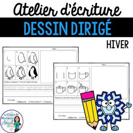 Atelier d'écriture pour l'hiver:  Dessin dirigé