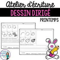 Atelier d'écriture pour le printemps:  Dessin dirigé