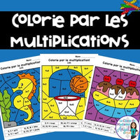 Colorie par les multiplications