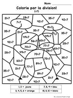 Colorie par les divisions