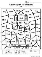 Colorie par les divisions