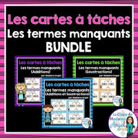 Les termes manquants:  French Balancing Equations BUNDLE