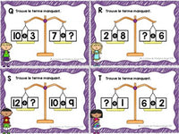 Les termes manquants:  French Balancing Equations BUNDLE