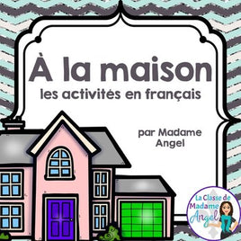 La maison:   French House Vocabulary Activities