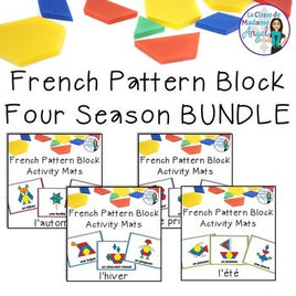 French Four Season Pattern Block Pictures BUNDLE