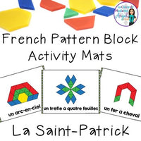 La Saint-Patrick:  French Saint Patrick's Day Pattern Block Pictures