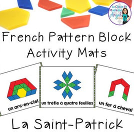 La Saint-Patrick:  French Saint Patrick's Day Pattern Block Pictures