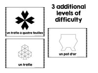 La Saint-Patrick:  French Saint Patrick's Day Pattern Block Pictures