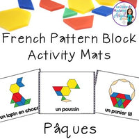 Pâques:  French Easter Pattern Block Pictures