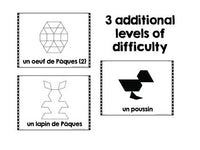 Pâques:  French Easter Pattern Block Pictures