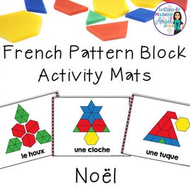 Noël:  French Christmas Pattern Block Pictures