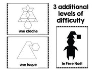 Noël:  French Christmas Pattern Block Pictures