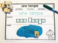 French Word Work Activity Mat Bundle