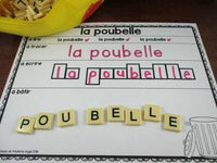 French Word Work Activity Mat Bundle