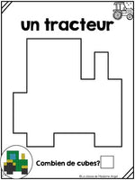 La ferme:  French Farm Snap Cube Activity Mats