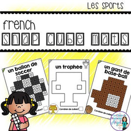 les Sports:  French Sports Snap Cube Activity Mats