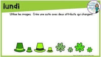 French Digital Math Problem of the Day for Google Classroom™ Grade 2 BUNDLE