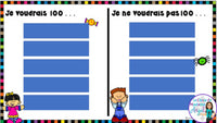 100e jour d'école: French 100th day of School Activities for Google Slides™