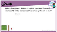 French Digital Math Problem of the Day for Google Classroom™ Grade 3 (April)