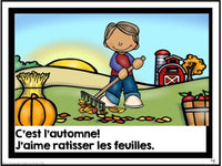 Les 4 saisons:  French Four Seasons Activities Emergent Reader BUNDLE