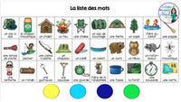 Le camping:  French Camping Themed Digital Bingo Game for Google Slides™