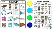 La rentrée:  French Back to School Themed Digital Bingo Game for Google Slides™