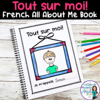 Me voici pour la rentrée | French All About Me Book  | Tout sur moi