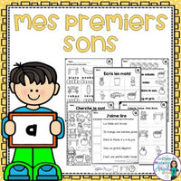 French Phonics Printables: Mes premiers sons (voyelle a)