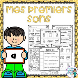 French Phonics Printables: Mes premiers sons (voyelle a)