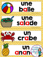 French Phonics Printables: Mes premiers sons (voyelle a)