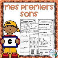 French Phonics Printables: Mes premiers sons (voyelle e)