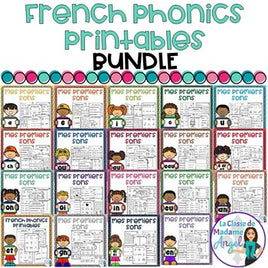 French Phonics Printables:  Mes premiers sons BUNDLE