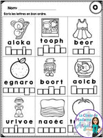 French Phonics Printables: Mes premiers sons (voyelle o)