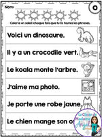 French Phonics Printables: Mes premiers sons (voyelle o)