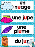 French Phonics Printables: Mes premiers sons (voyelle u)