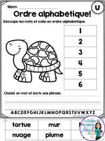 French Phonics Printables: Mes premiers sons (voyelle u)