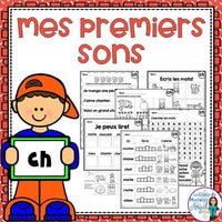 French Phonics Printables: Mes premiers sons (son composé ch)