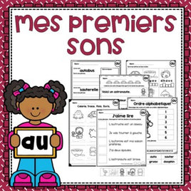 French Phonics Printables: Mes premiers sons (son composé au)