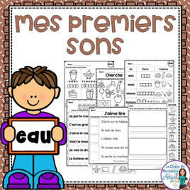 French Phonics Printables: Mes premiers sons (son composé eau)