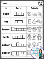 French Phonics Printables: Mes premiers sons (sons composés é, er, ez)