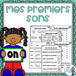 French Phonics Printables: Mes premiers sons (son composé on)