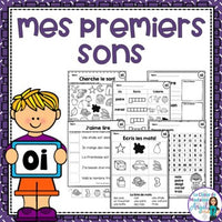 French Phonics Printables: Mes premiers sons (son composé oi)